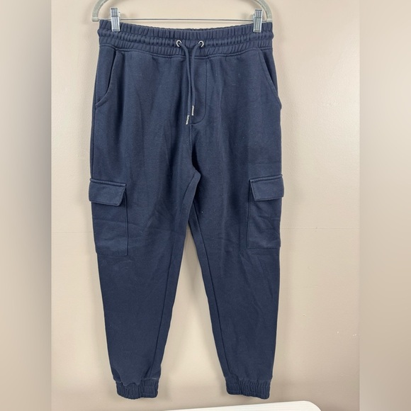 Bundle of 4 Men’s medium sweats joggers flannel pj’s old navy tek gear - Picture 6 of 15